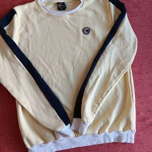 COLMAR Yellow and Navy Striped Sweatshirt